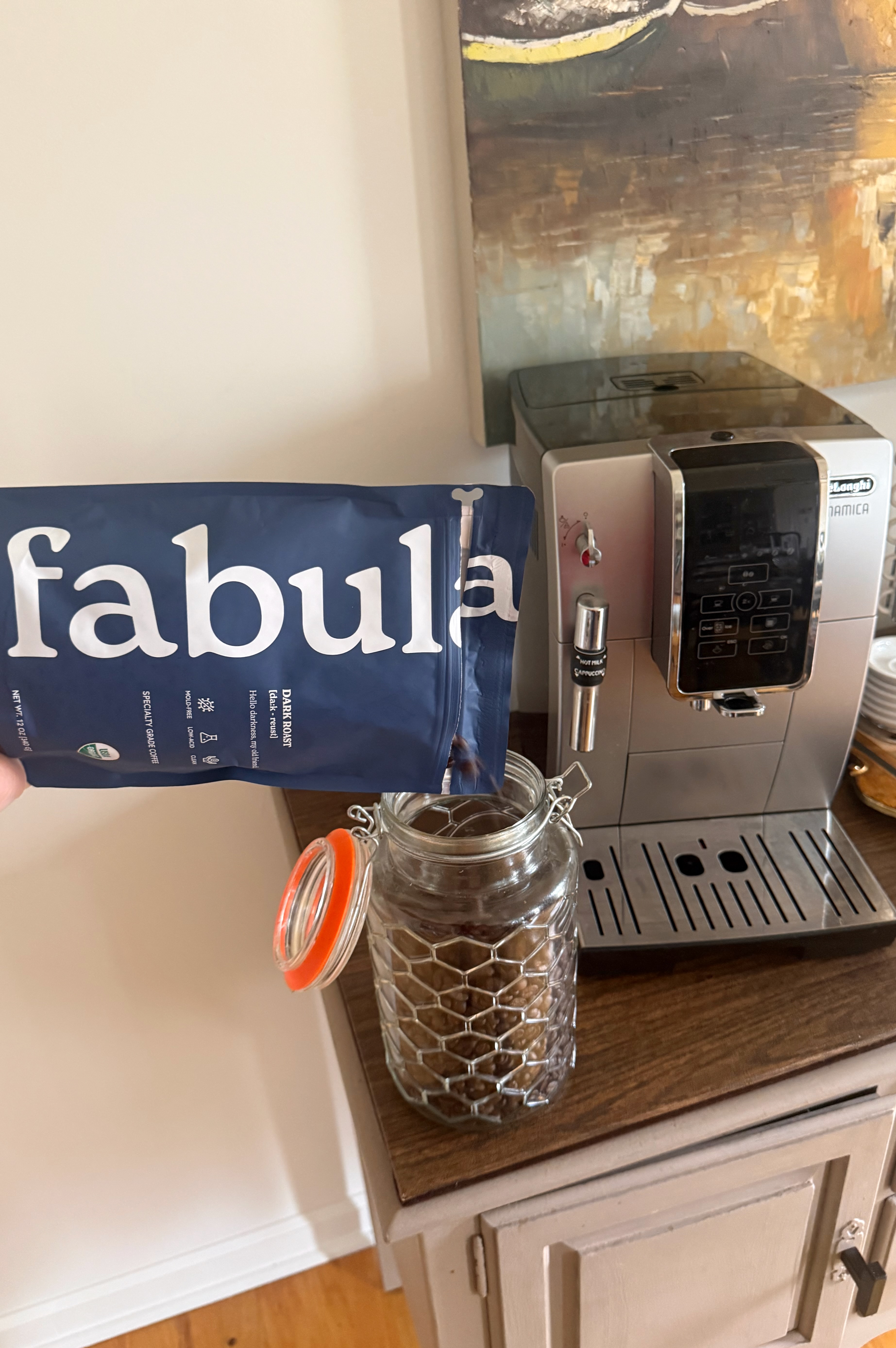 Fabula dark roast coffee