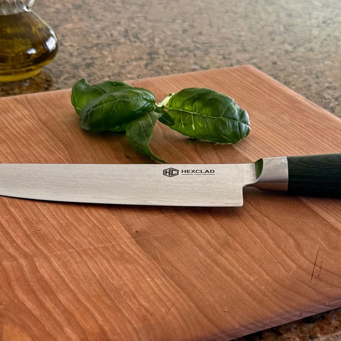 HexClad Damascus Steel Knife Set