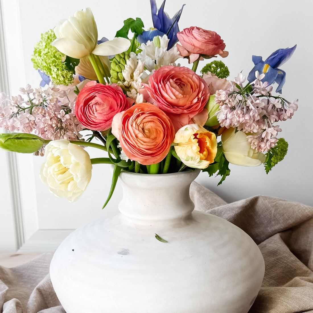 Silk Tulip Arrangement