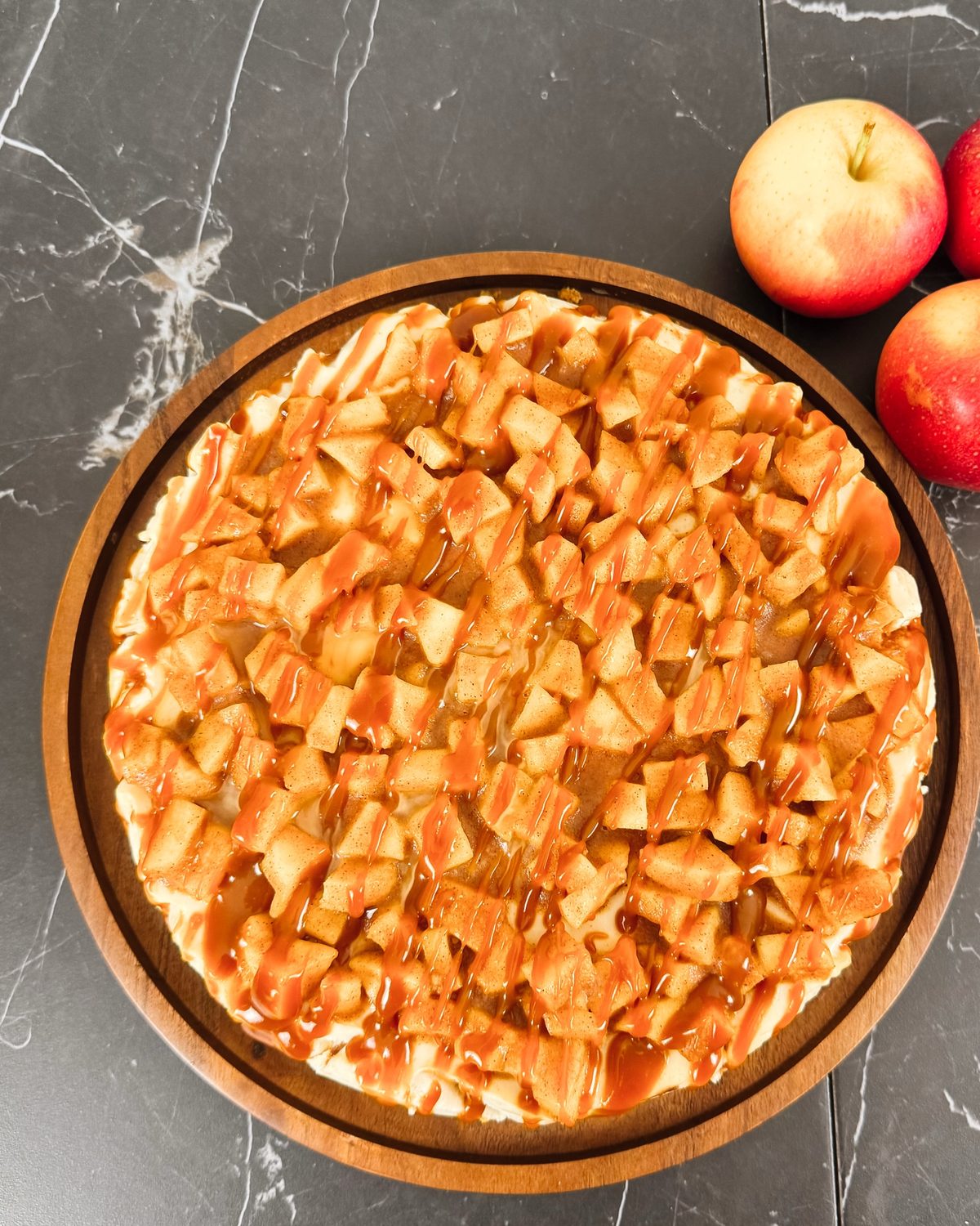 Brown-Butter Caramel Apple Cheesecake