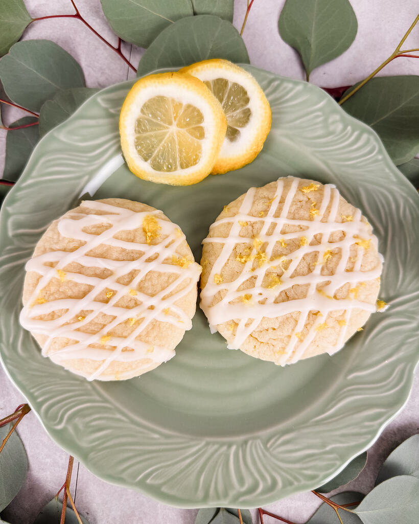 Soft Lemon Sugar Cookies