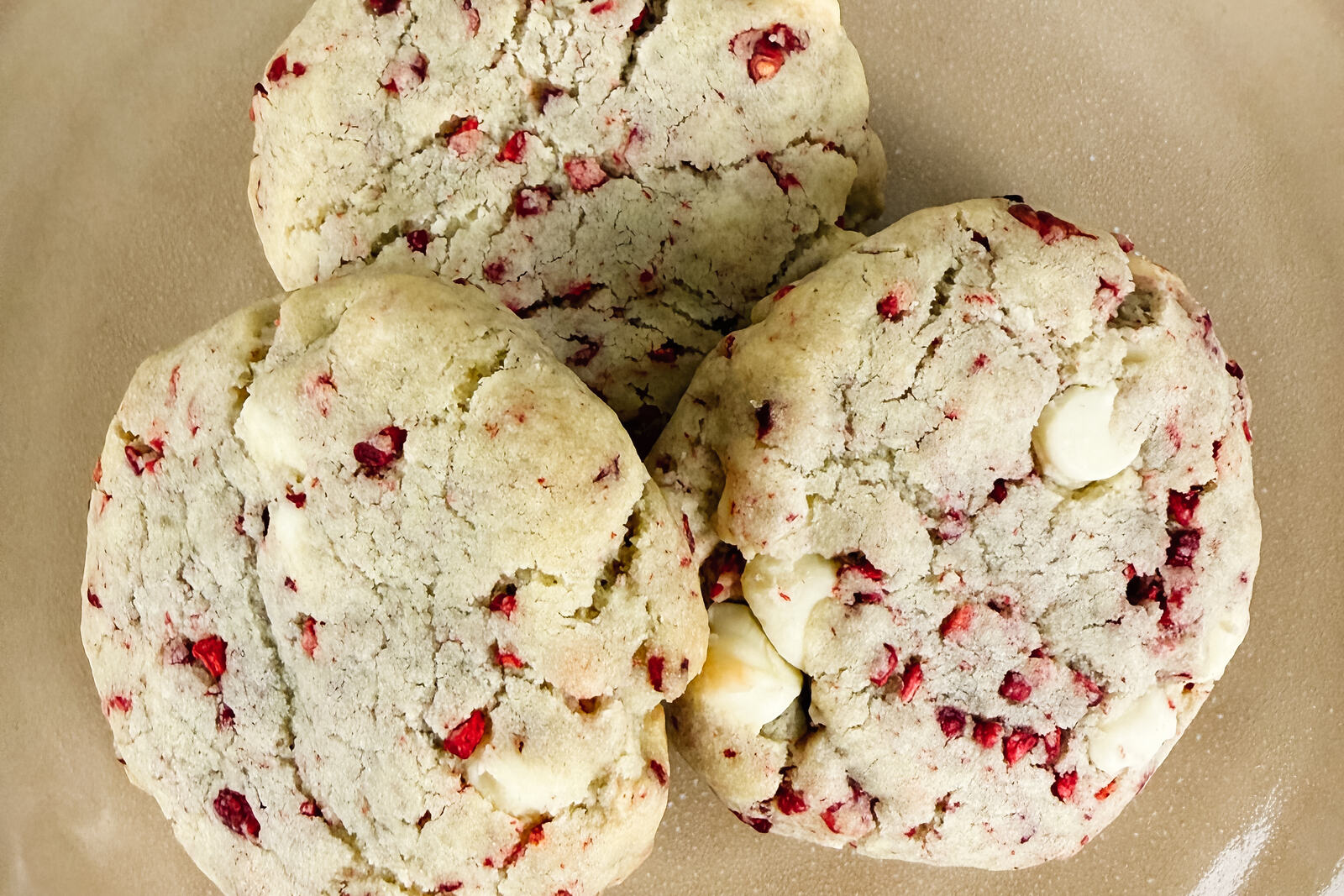 Raspberry White Chocolate Cookies